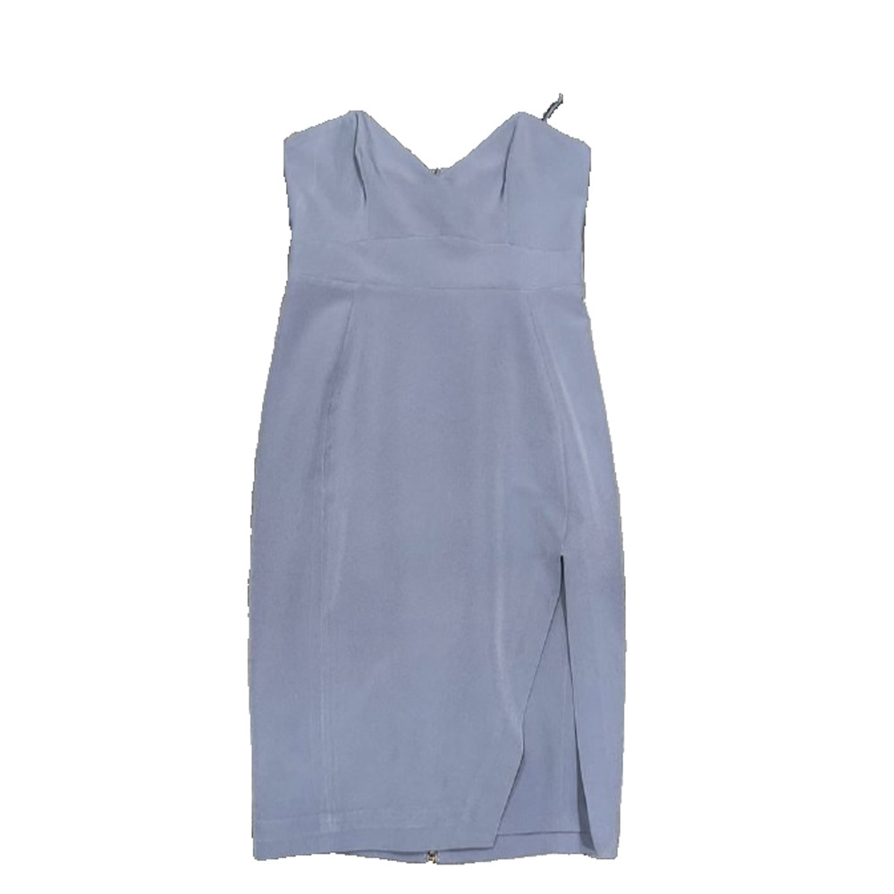 Revolve HOUSE of CB LONDON preppy Y2K babydoll Dove grey dress Small A006131 - Picture 4 of 12